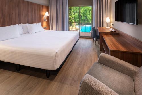 Habitación Doble con terraza - 1 o 2 camas del hotel Ciudad De Castelldefels. Foto 4