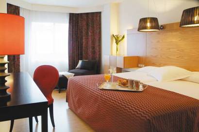 Habitación doble del hotel Hesperia Sevilla