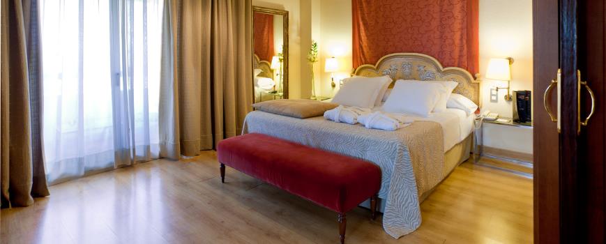 Suite del hotel Hesperia Sevilla