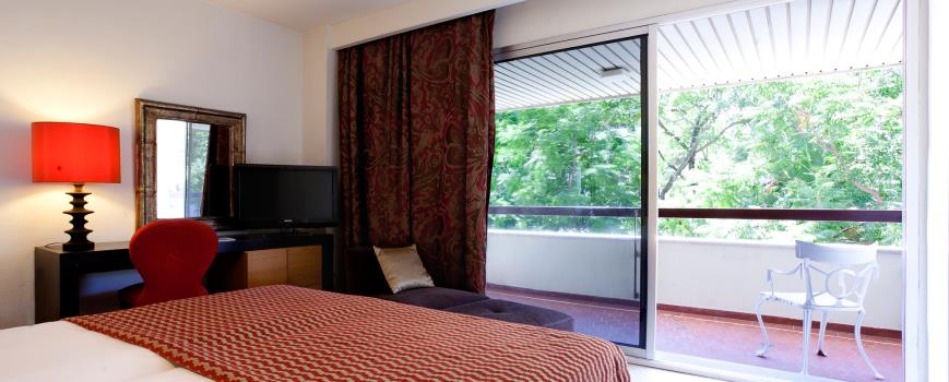 Habitación individual del hotel Hesperia Sevilla