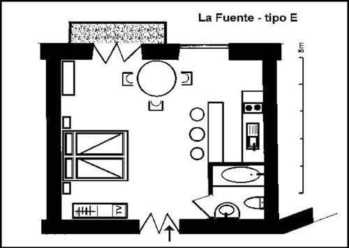 Estudio con balcón del hotel La Fuente. Foto 5
