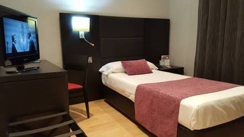 Habitación individual del hotel Virgen De Los Reyes