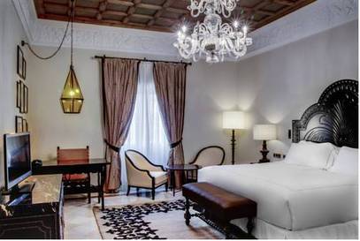 Suite Deluxe del hotel Alfonso Xiii, A Luxury Collection , Seville