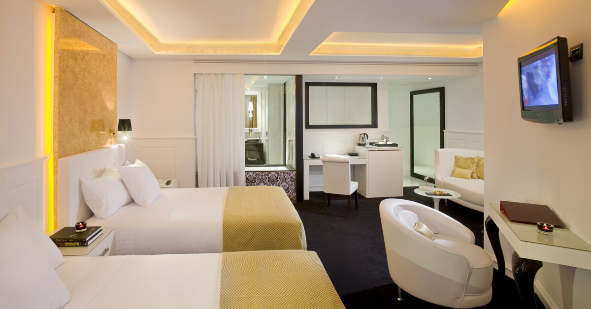 Junior suite del hotel Colón Gran Meliá