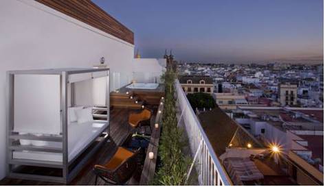 Suite Penthouse del hotel Colón Gran Meliá