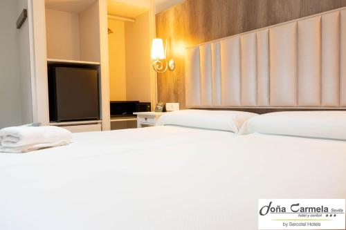 Habitación Doble - 2 camas del hotel Sercotel Doña Carmela. Foto 5