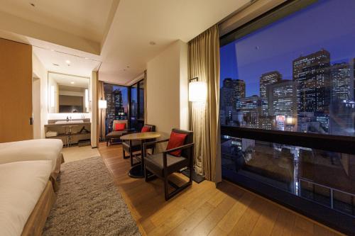 Habitación Doble Deluxe Hollywood - No fumadores - 2 camas del hotel Jr Kyushu Blossom Shinjuku
