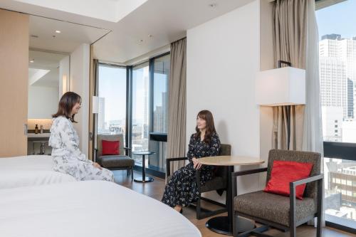 Habitación Doble Deluxe Hollywood - No fumadores - 2 camas del hotel Jr Kyushu Blossom Shinjuku. Foto 1