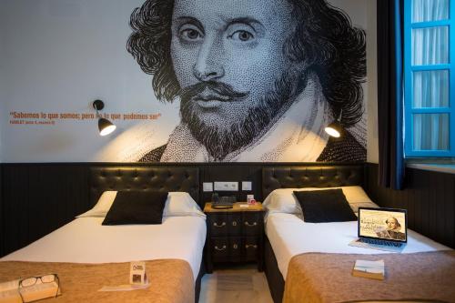 Habitación Doble - 2 camas del hotel Casual De Las Letras Sevilla. Foto 3