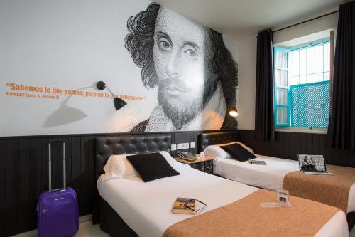 Habitación Doble - 2 camas del hotel Casual De Las Letras Sevilla. Foto 7