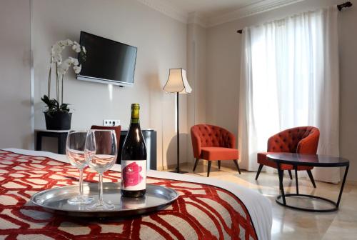 Habitación Cuádruple Dúplex del hotel Eurostars Regina. Foto 2