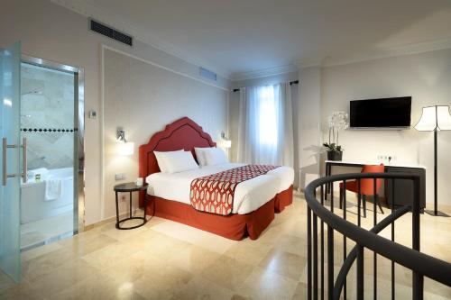 Habitación Cuádruple Dúplex del hotel Eurostars Regina