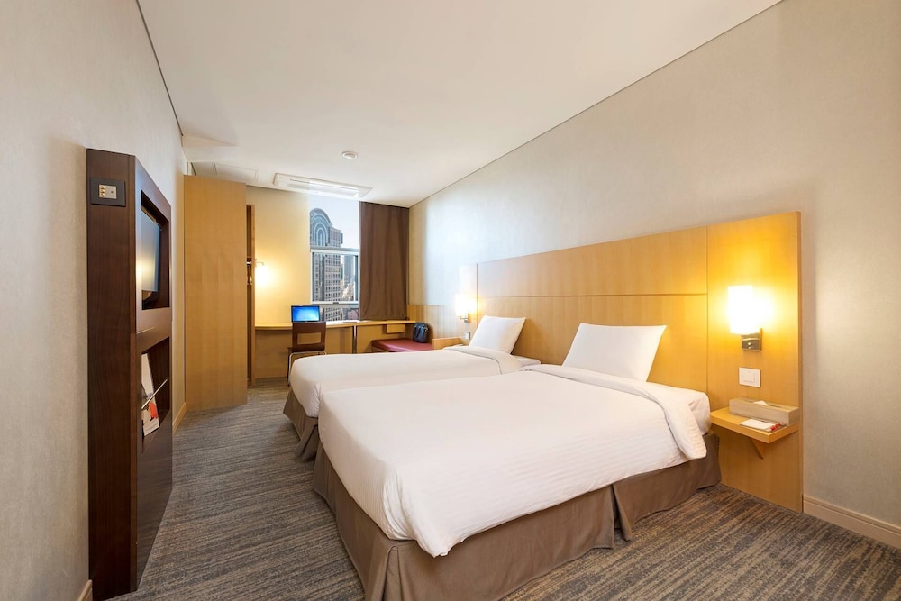 Habitación estándar con 2 camas individuales del hotel Central Seven Hotel by Kwon Busan Seomyeon