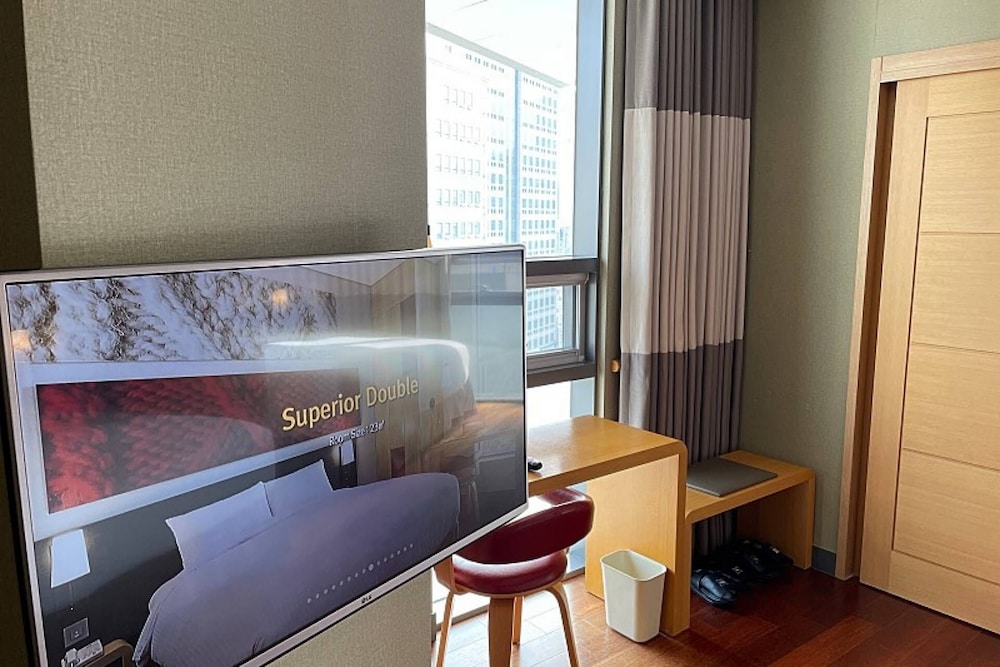 Deluxe Two Double del hotel Central Seven Hotel by Kwon Busan Seomyeon. Foto 1