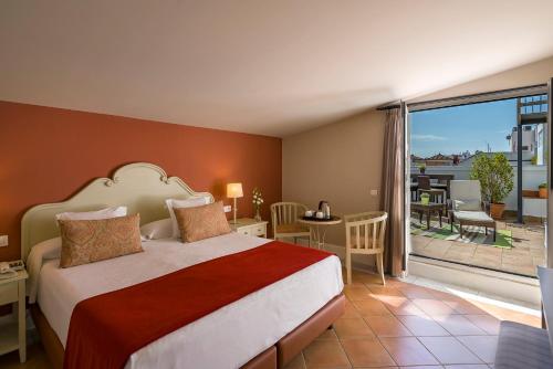 Habitación Doble Superior con terraza del hotel Vincci La Rabida