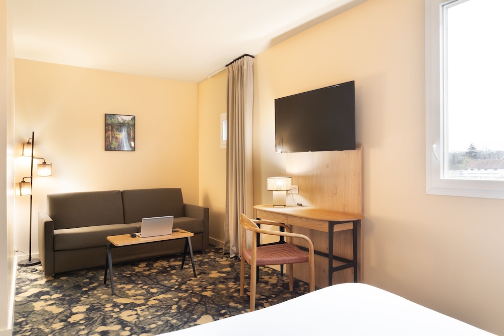 Habitación estándar con 2 camas individuales del hotel ibis Styles Versailles Saint Quentin en Yvelines
