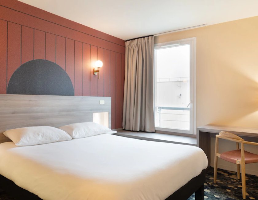 Habitación doble 1 Cama doble del hotel ibis Styles Versailles Saint Quentin en Yvelines. Foto 5