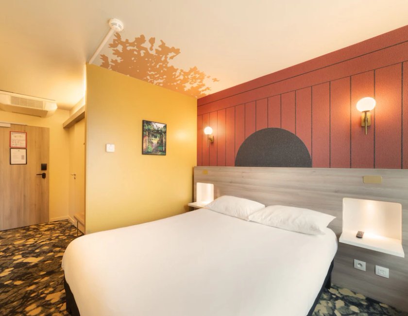 Habitación doble 1 Cama doble del hotel ibis Styles Versailles Saint Quentin en Yvelines. Foto 6