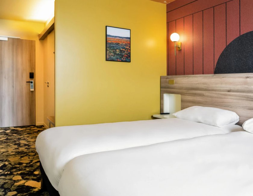 Habitación doble 2 Camas individuales del hotel ibis Styles Versailles Saint Quentin en Yvelines. Foto 4