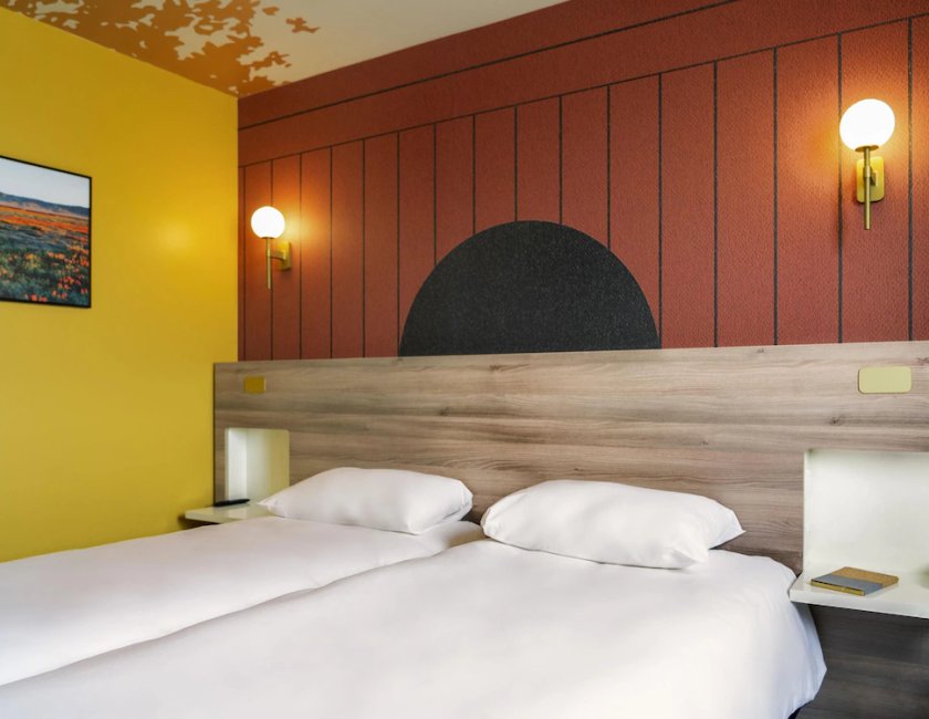 Habitación doble 2 Camas individuales del hotel ibis Styles Versailles Saint Quentin en Yvelines. Foto 6