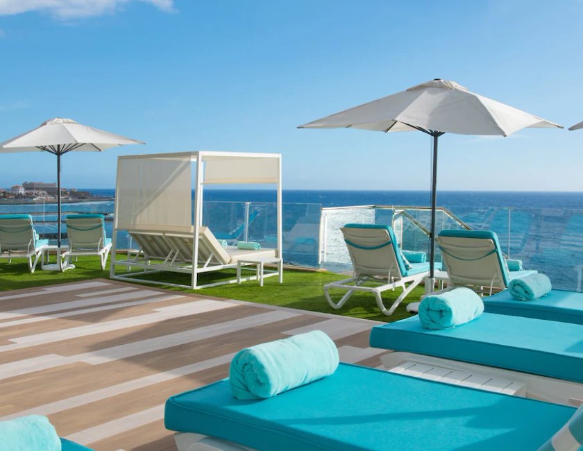 Habitación doble Vista Mar Balcón o Terraza Prestige Con Vistas del hotel Iberostar Waves Bouganville Playa. Foto 14