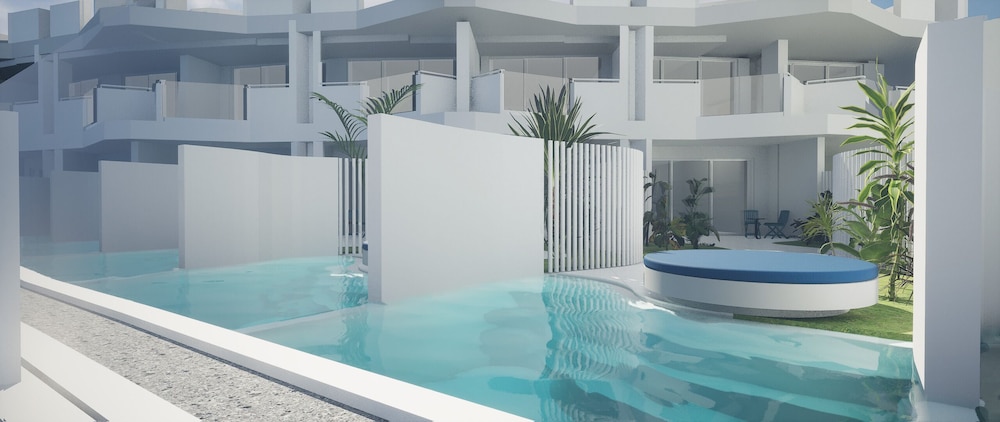 Habitación panorámica doble, 1 cama doble, piscina privada, vistas al mar del hotel Tenerife Golf