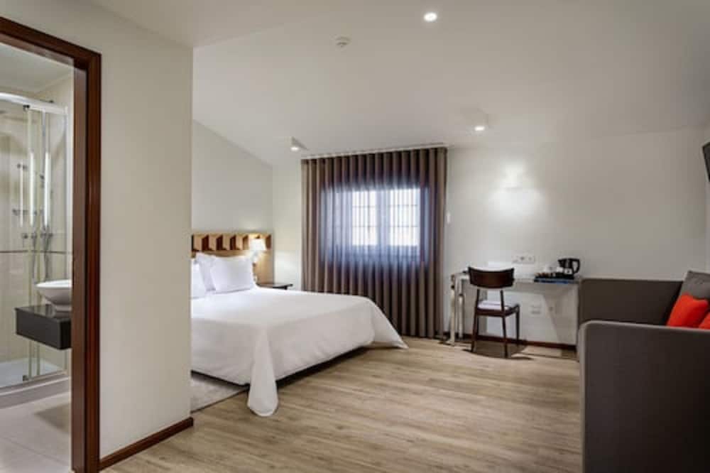 Habitación doble (I) del hotel Aveiro Center