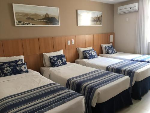 Habitación cuádruple del hotel Atlântico Rio
