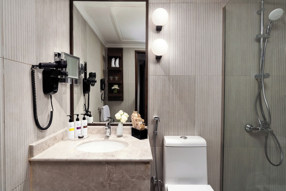 Deluxe Room, 2 Single Size Beds, City View del hotel Pullman Zamzam Makkah. Foto 5