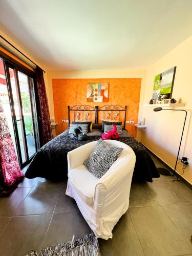 Studio with Terrace (2 Adults) del hotel Apartamentos Mesa. Foto 9