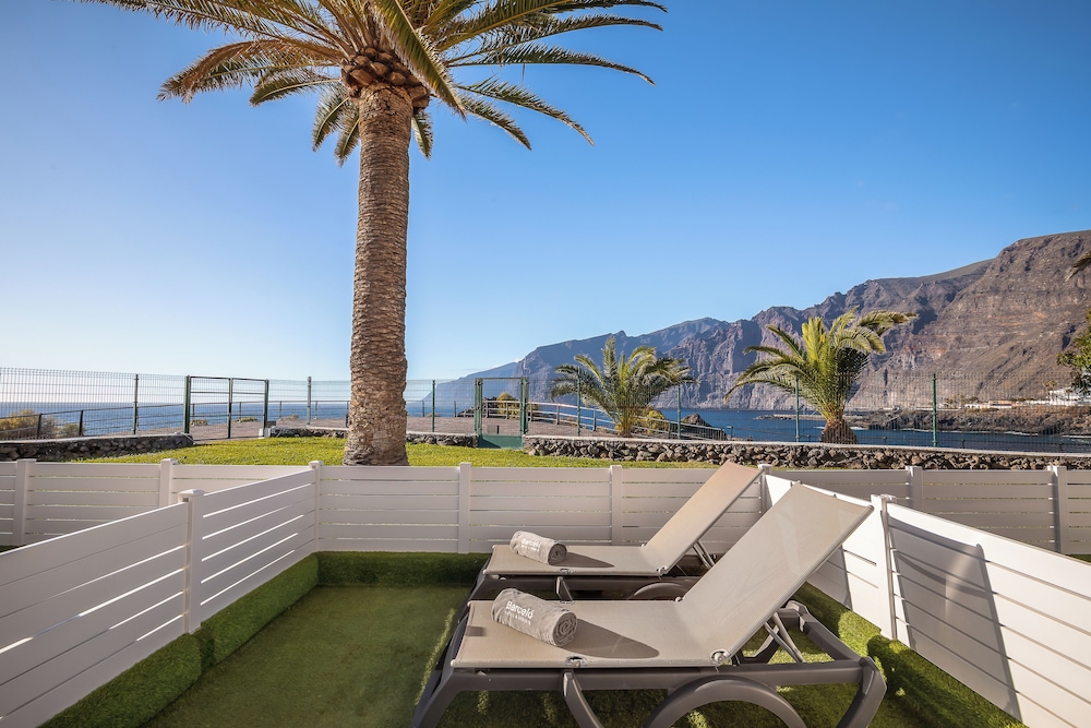 Habitación Deluxe doble, bañera de hidromasaje, vistas al jardín del hotel Barcelo Santiago. Foto 2