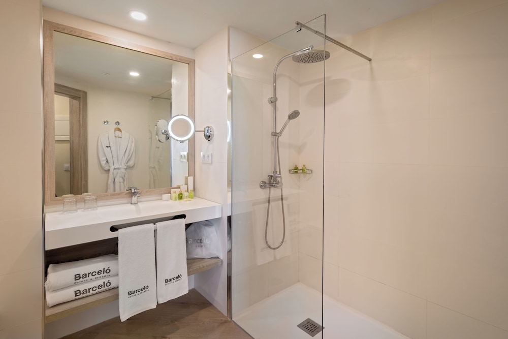 Habitación Deluxe doble, bañera de hidromasaje, vistas al jardín del hotel Barcelo Santiago. Foto 3