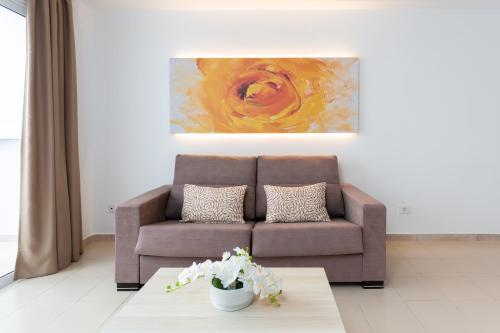 Apartamento Balcón o Terraza 1 habitación 2 Camas individuales del hotel Globales Tamaimo Tropical. Foto 9