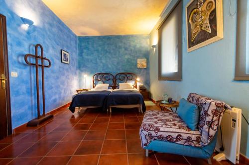 Habitación Doble con terraza - 2 camas del hotel Casa Luna. Foto 9