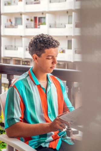 Estudio Vista Piscina Balcón o Terraza Con Cocina Vista ciudad 2 Camas individuales del hotel Park Plaza. Foto 9