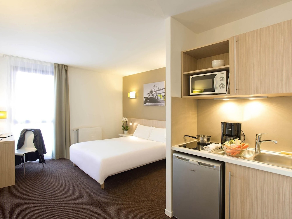 Estudio del hotel Adagio Access Le Havre Les Docks. Foto 5