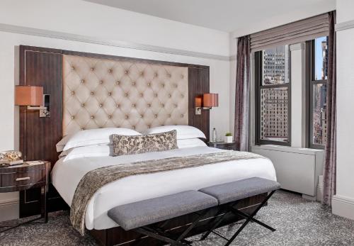 Habitación adaptada para personas con movilidad reducida - Cama grande del hotel West House New York. Foto 2