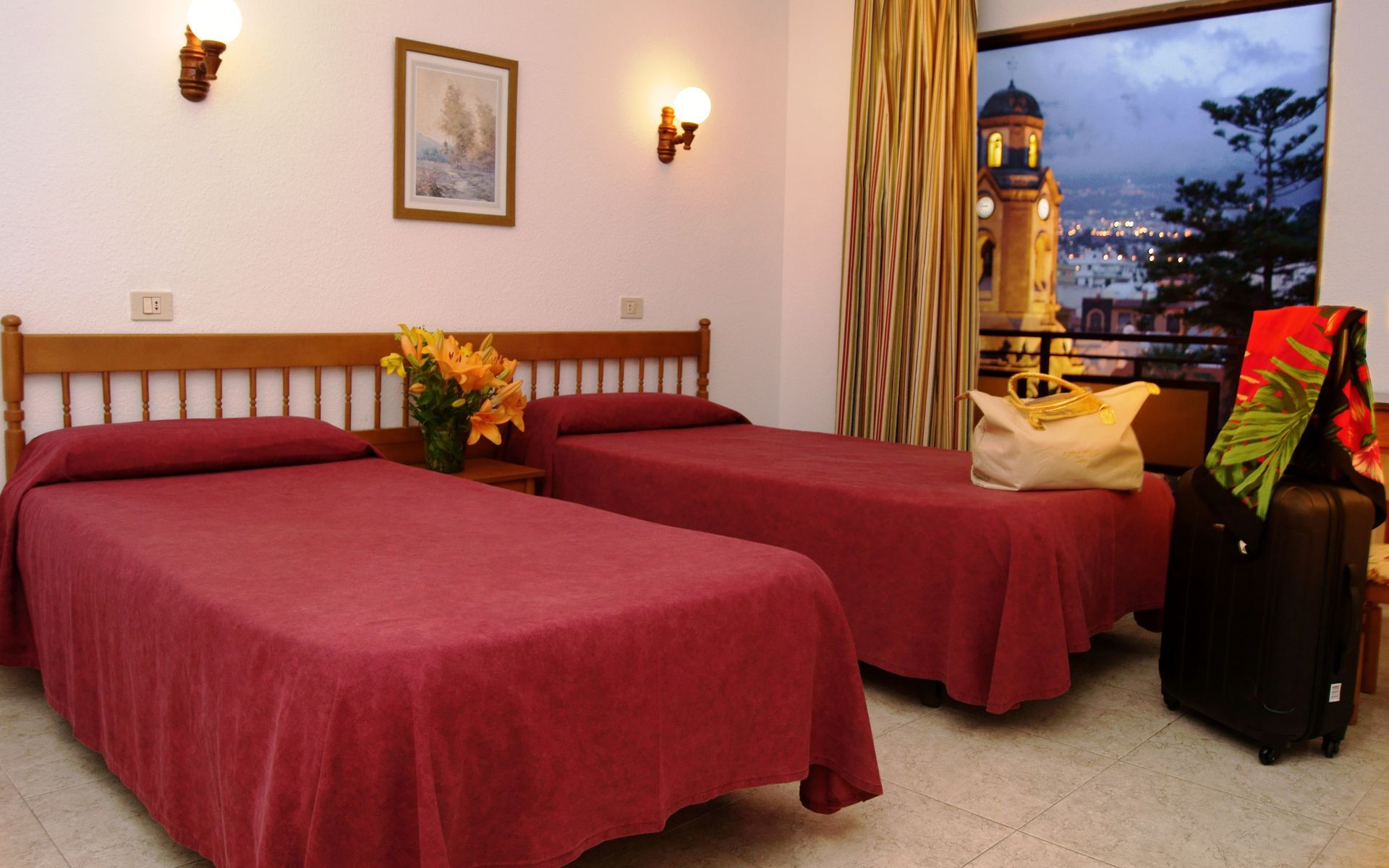 Doble con ó sin balcón dos camas separadas del hotel Marquesa