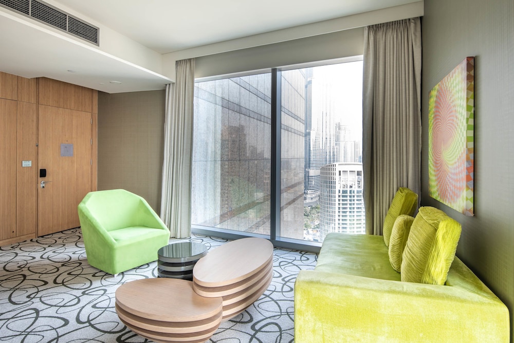 Apartamento, 1 cama de matrimonio grande (1 dormitorio) del hotel Sofitel Dubai Downtown. Foto 2