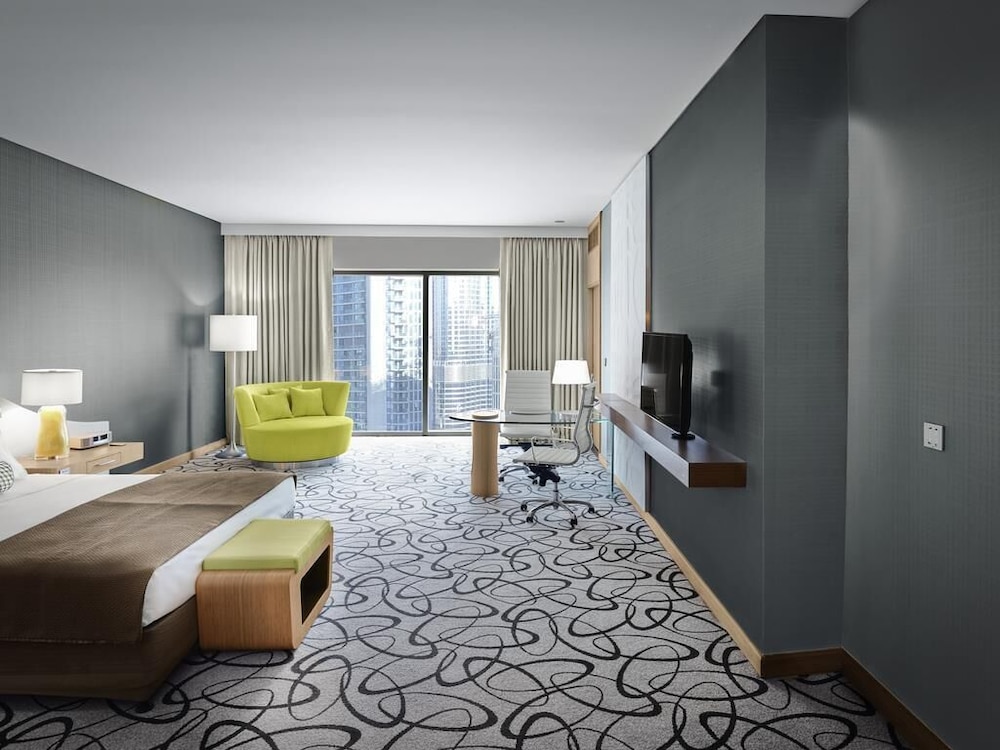 Suite junior, 1 cama de matrimonio grande (Burj Khalifa View) del hotel Sofitel Dubai Downtown. Foto 7