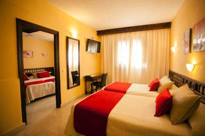 Habitación familiar del hotel Sercotel Alfonso Vi