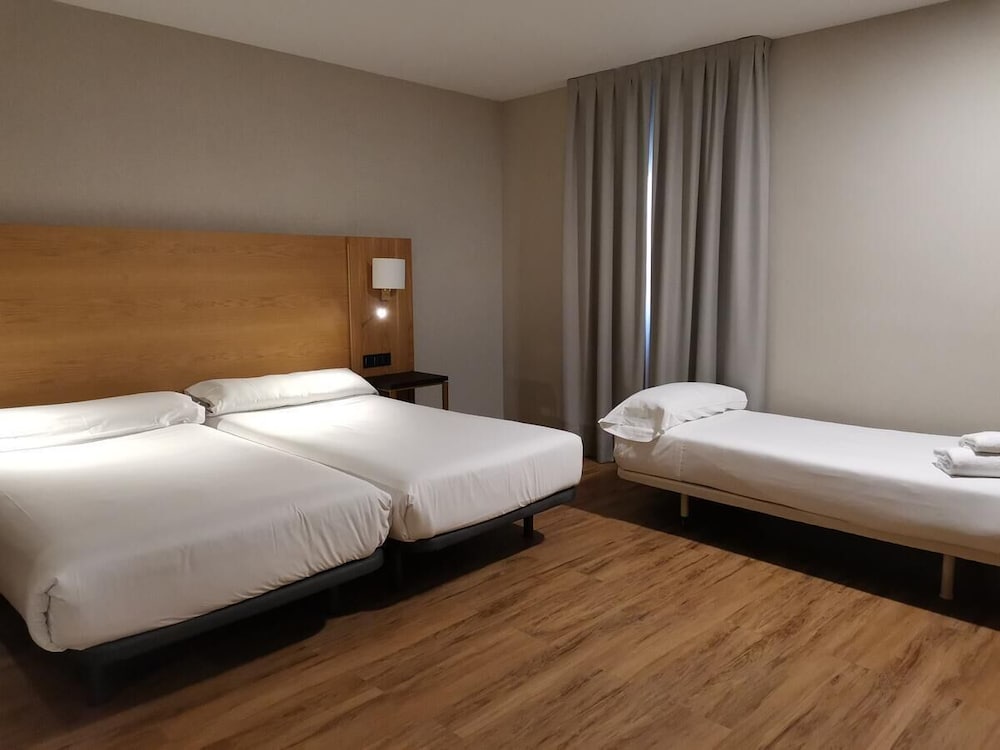 Habitación Doble con cama supletoria del hotel Zentral Mayoral. Foto 1