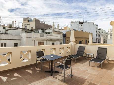 Habitación doble Balcón o Terraza del hotel Catalonia Excelsior. Foto 1