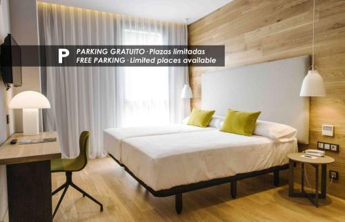 Habitación Doble con aparcamiento gratuito - 1 o 2 camas del hotel Zenit San Sebastián. Foto 3