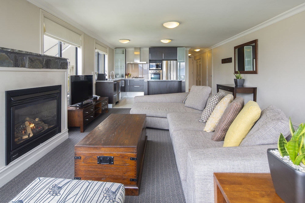 Apartamento con Vistas al Lago de 3 Dormitorios en Planta Baja del hotel Peppers Beacon Queenstown. Foto 9