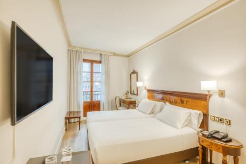 Habitación Clásica con vistas a la ciudad - 2 camas del hotel Sercotel Arenal Bilbao