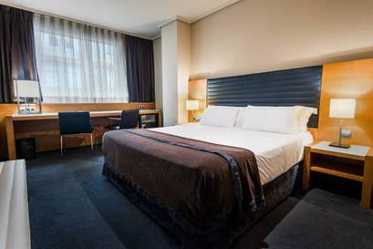 Habitación doble Confort del hotel Silken Indautxu Bilbao