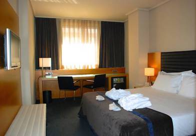 Habitación doble Club del hotel Silken Indautxu Bilbao