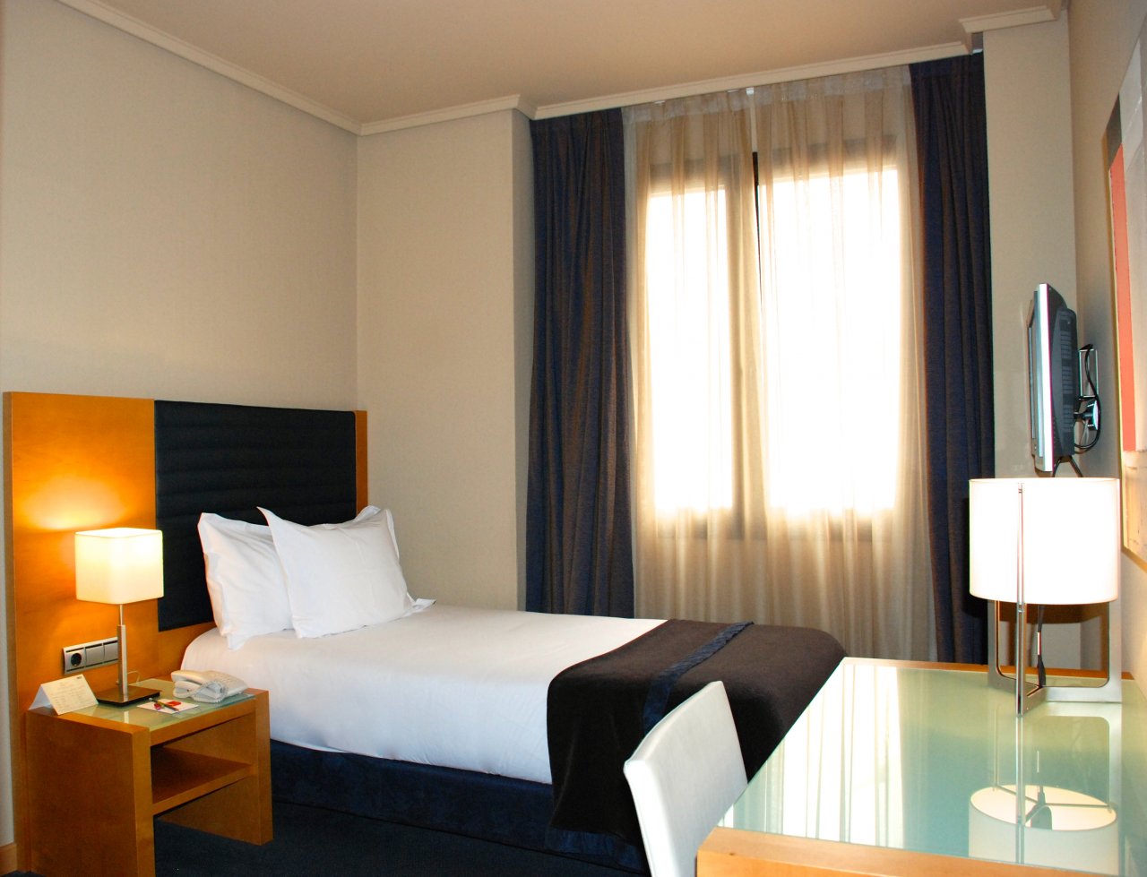 Habitación individual del hotel Silken Indautxu Bilbao