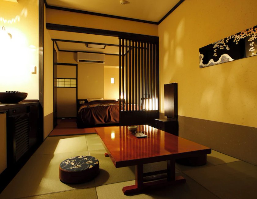 Habitación estilo japonés - occidental del hotel Hida Hanasatonoyu Takayama Ouan